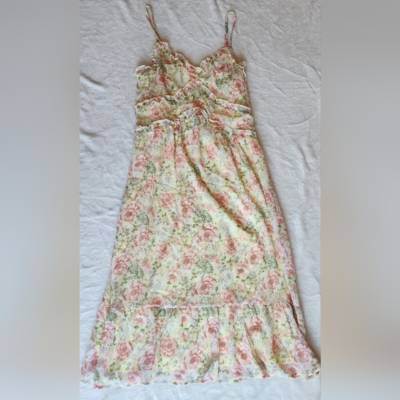No Boundaries Dresses & Skirts - LIKE NEW Juniors No Boundaries Floral Midi Sundress